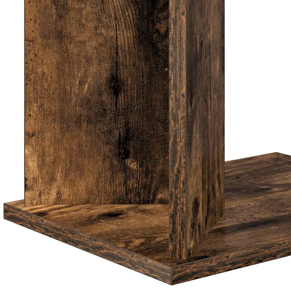 Odkládací Stolek Kouřový Dub 35 X 25 X 50 Cm Kompozitní Dřevo