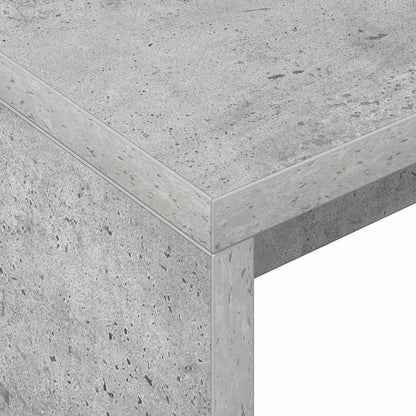 Stůl Betonově Šedá Kompozitní Dřevo 109 X 50 X 78 Cm
