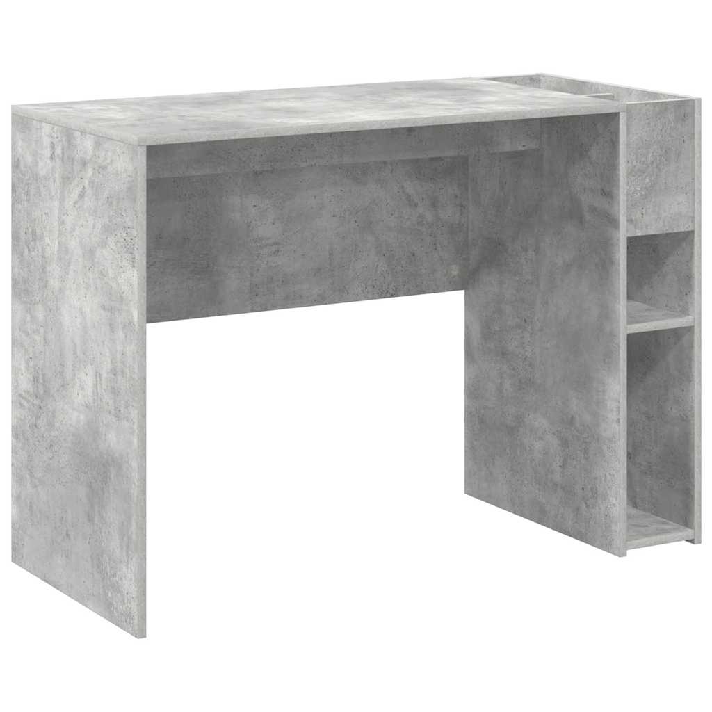 Stůl Betonově Šedá Kompozitní Dřevo 109 X 50 X 78 Cm