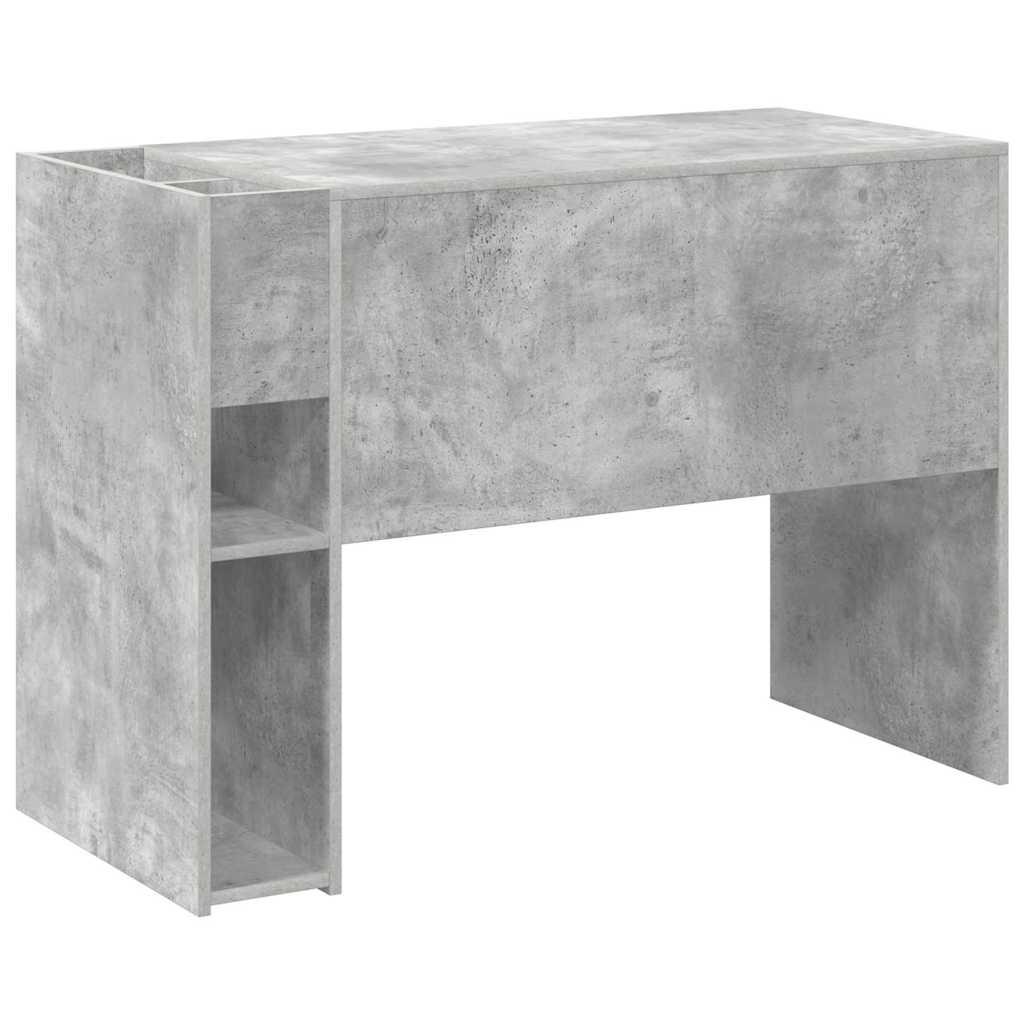 Stůl Betonově Šedá Kompozitní Dřevo 109 X 50 X 78 Cm