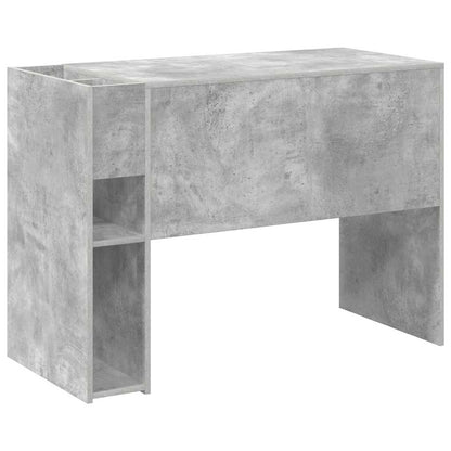 Stůl Betonově Šedá Kompozitní Dřevo 109 X 50 X 78 Cm