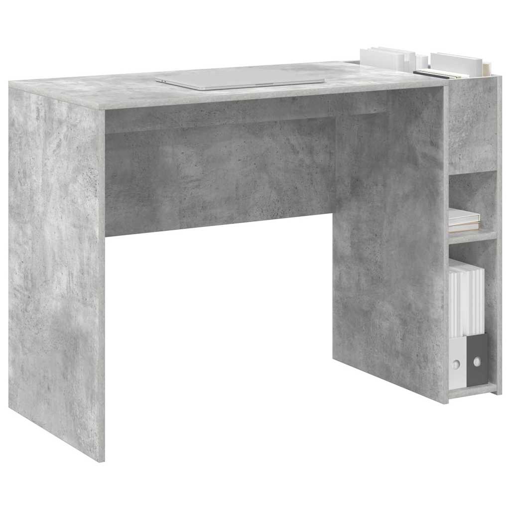 Stůl Betonově Šedá Kompozitní Dřevo 109 X 50 X 78 Cm