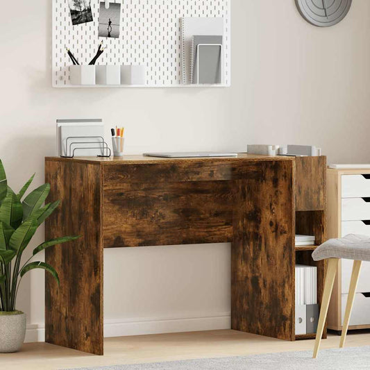 Stůl Kouřový Dub Kompozitní Dřevo 109 X 50 X 78 Cm