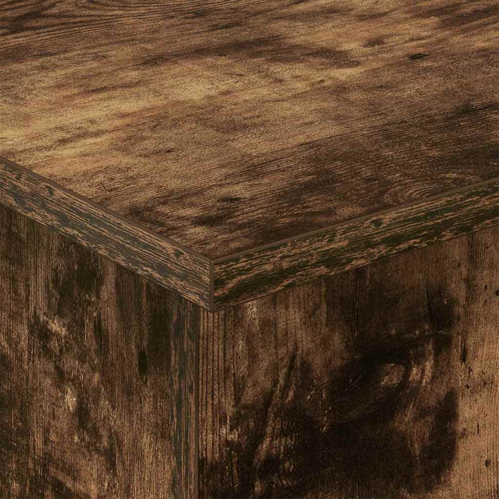 Odkládací Stolek Kouřový Dub 44,5 X 45 X 55 Cm Kompozitní Dřevo