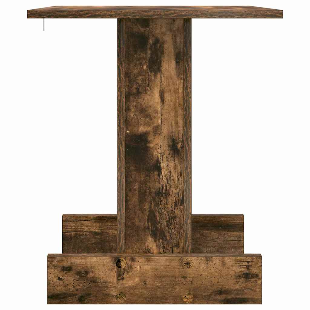 Odkládací Stolek Kouřový Dub 44,5 X 45 X 55 Cm Kompozitní Dřevo