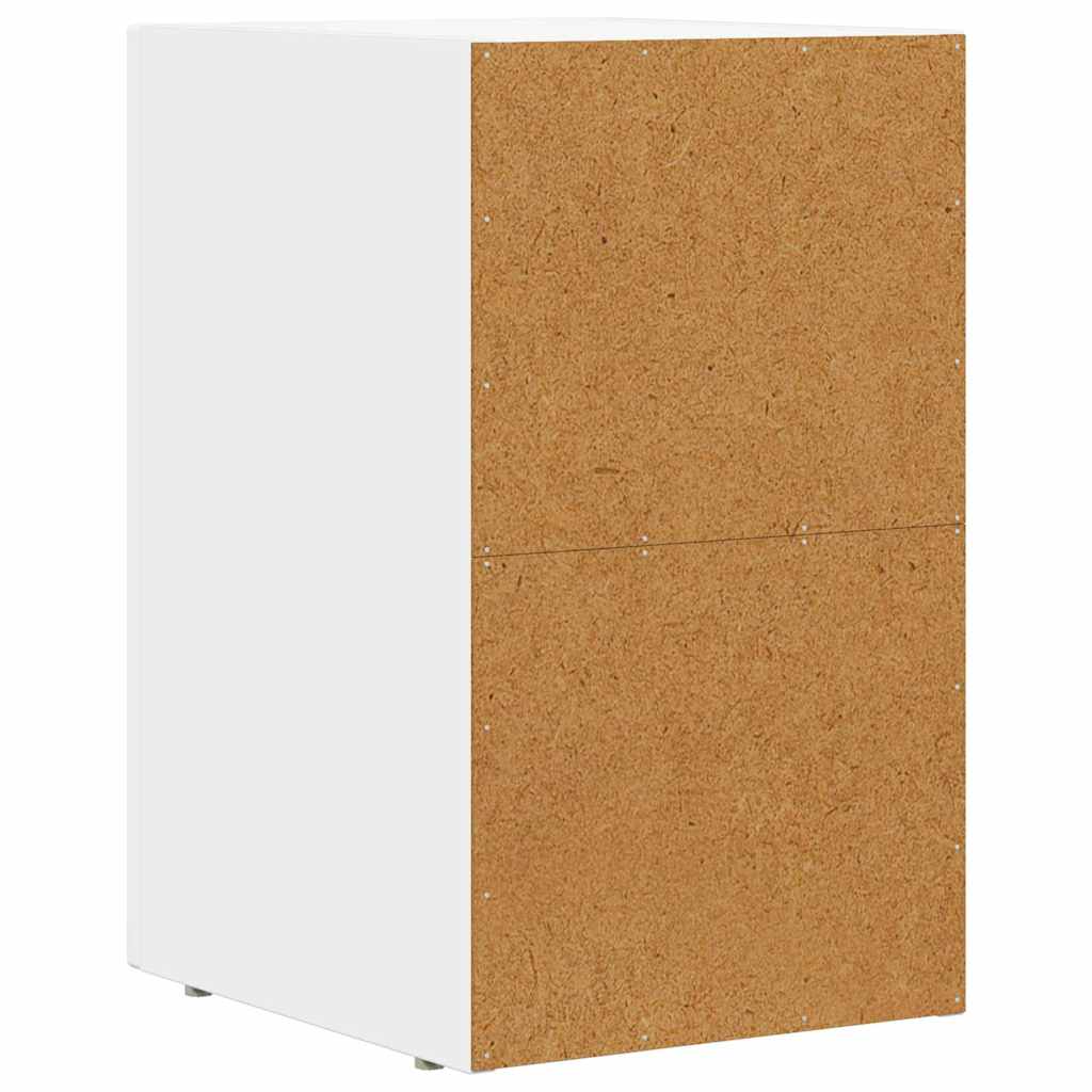 Noční Stolek Elst Bílá 29,5 X 33,5 X 50 Cm Kompozitní Dřevo
