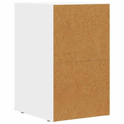 Noční Stolek Elst Bílá 29,5 X 33,5 X 50 Cm Kompozitní Dřevo