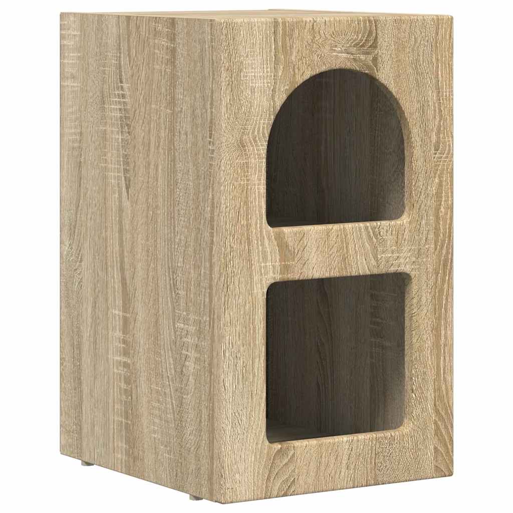 Noční Stolek Elst 2 Ks Sonoma Dub 29,5 X 33,5 X 50 Cm