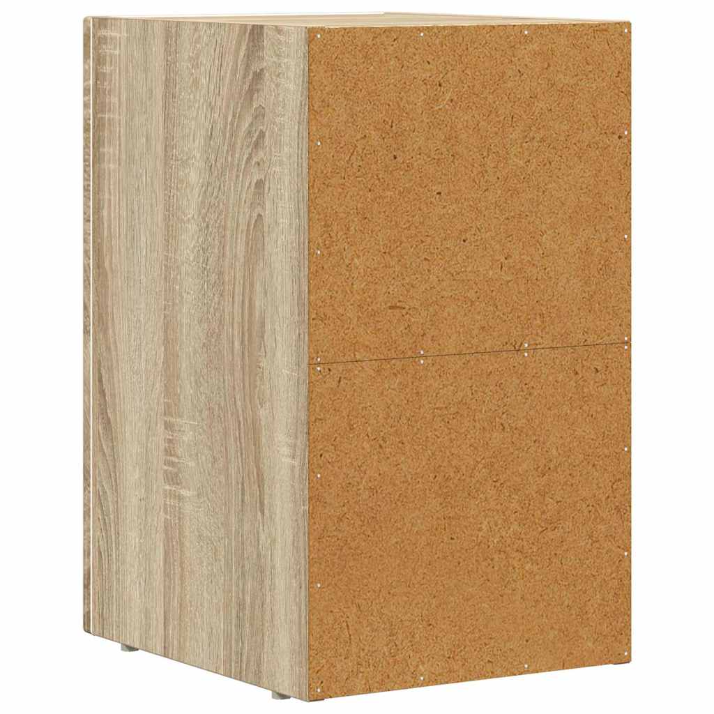 Noční Stolek Elst 2 Ks Sonoma Dub 29,5 X 33,5 X 50 Cm