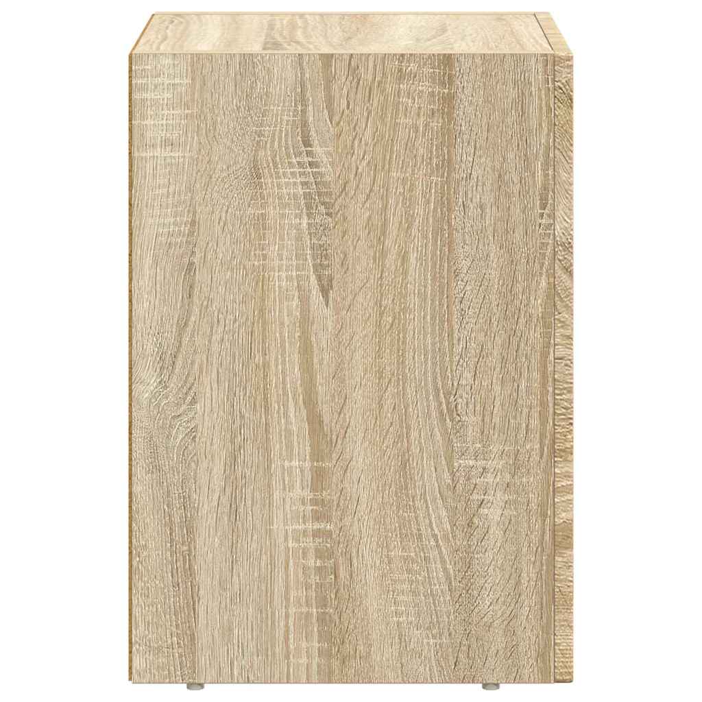 Noční Stolek Elst 2 Ks Sonoma Dub 29,5 X 33,5 X 50 Cm