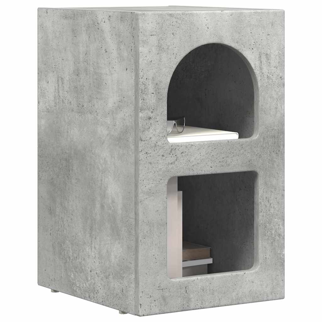Noční Stolek Elst Betonově Šedá 29,5 X 33,5 X 50 Cm