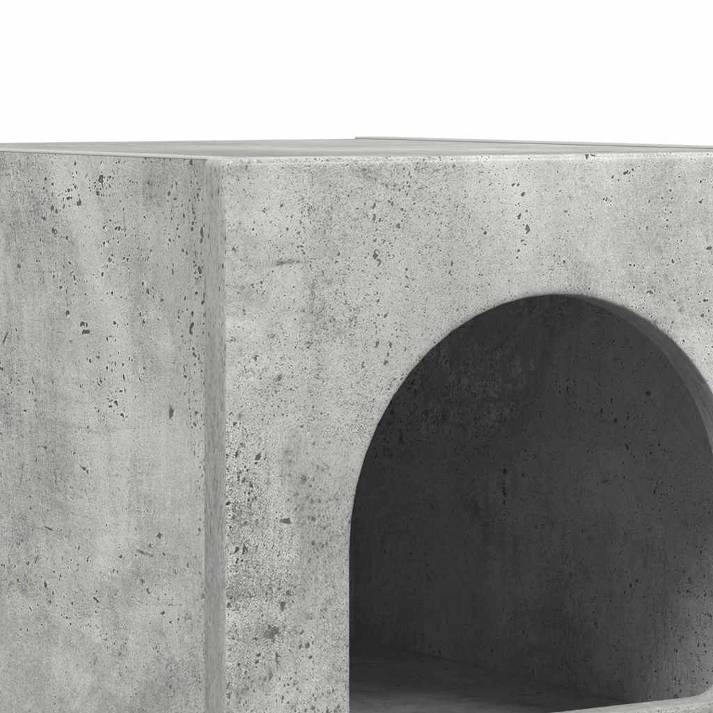 Noční Stolek Elst 2 Ks Betonově Šedá 29,5 X 33,5 X 50 Cm