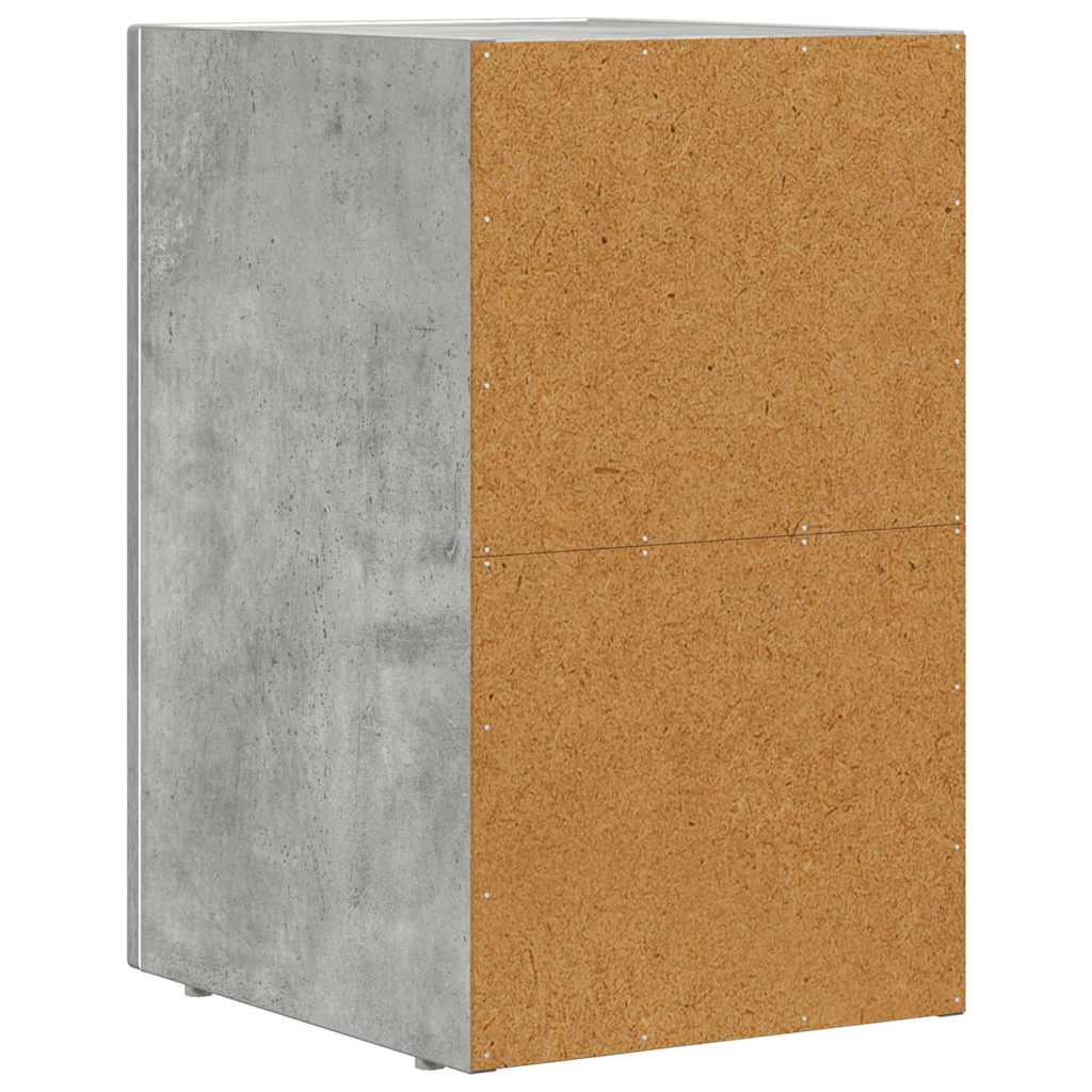 Noční Stolek Elst 2 Ks Betonově Šedá 29,5 X 33,5 X 50 Cm