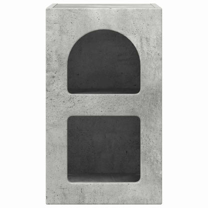 Noční Stolek Elst 2 Ks Betonově Šedá 29,5 X 33,5 X 50 Cm