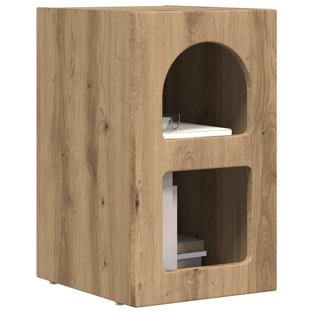 Noční Stolek Elst Artisanový Dub 29,5 X 33,5 X 50 Cm