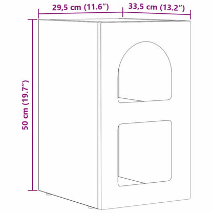 Noční Stolek Elst Artisanový Dub 29,5 X 33,5 X 50 Cm