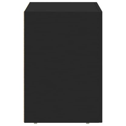 Noční Stolek Elst 2 Ks Černá 40 X 35 X 50 Cm Kompozitní Dřevo