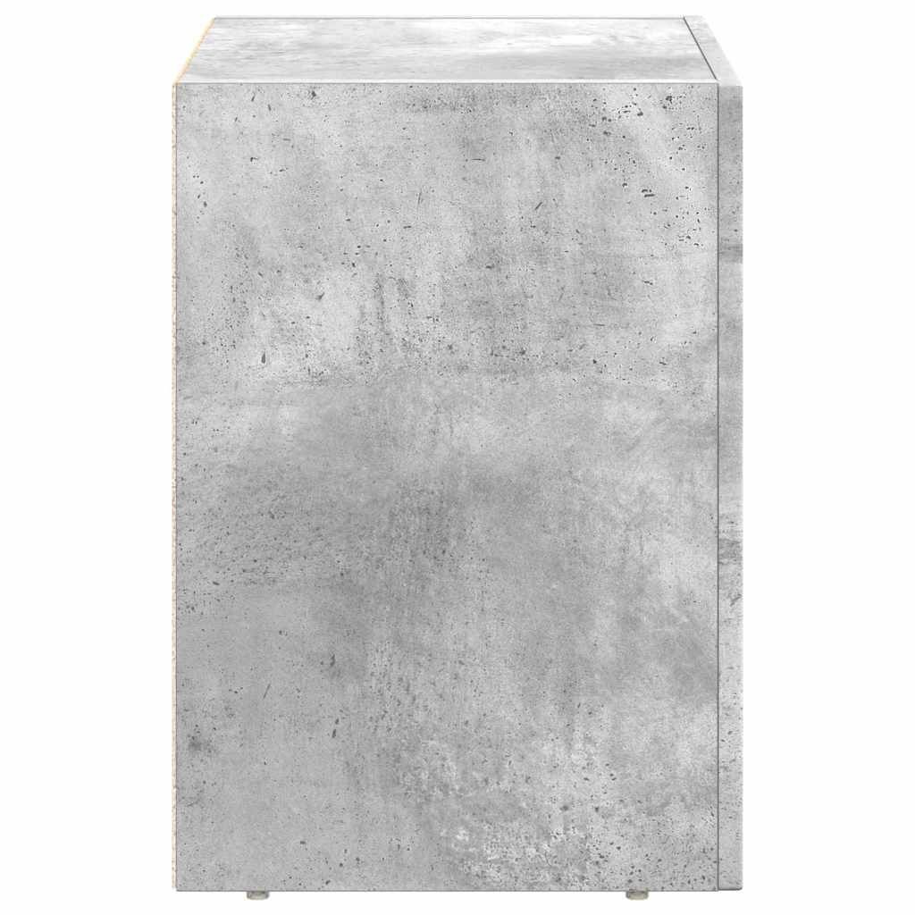 Noční Stolek Elst 2 Ks Betonově Šedá 40 X 35 X 50 Cm