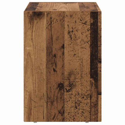 Noční Stolek Elst Staré Dřevo 40 X 35 X 50 Cm Kompozitní Dřevo