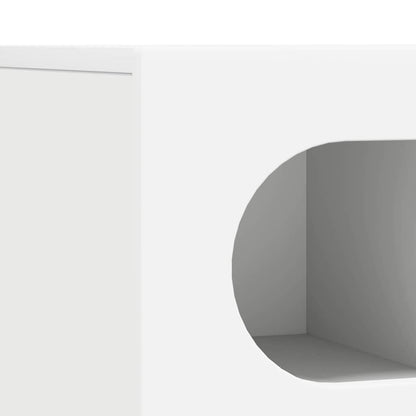 Televizní Skříň Elst 100 X 35 X 40 Cm Bílá Kompozitní Dřevo