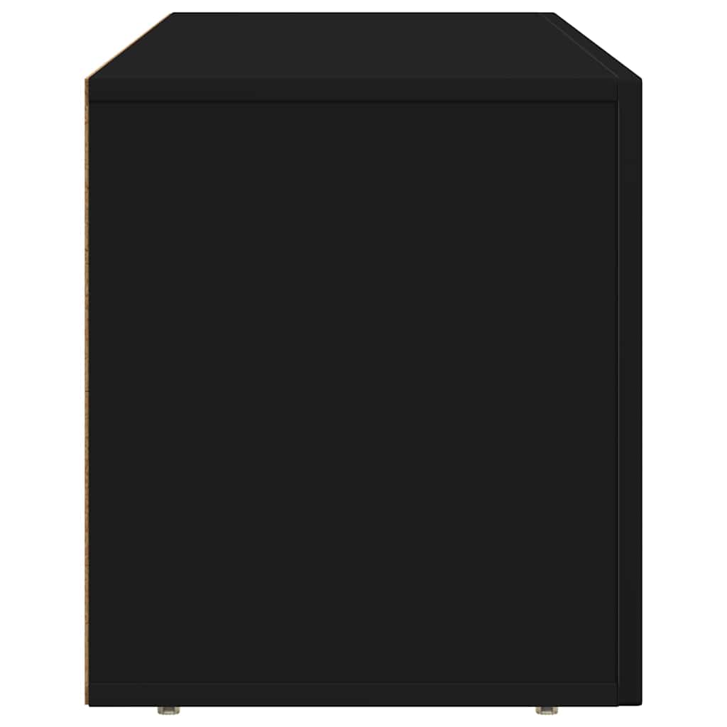 Televizní Skříň Elst 100 X 35 X 40 Cm Černá Kompozitní Dřevo