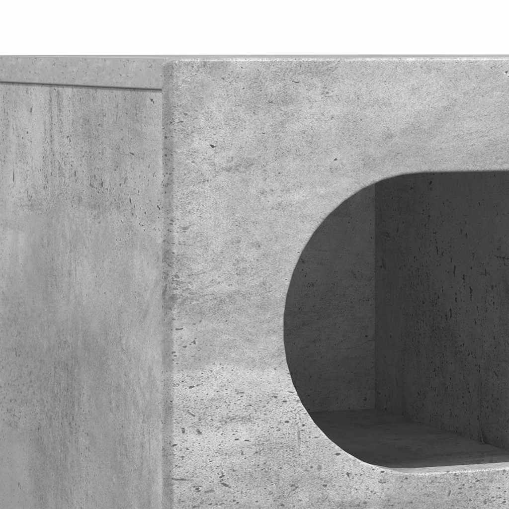 Televizní Skříň Elst 100 X 35 X 40 Cm Betonově Šedá