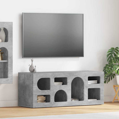 Televizní Skříň Elst 100 X 35 X 40 Cm Betonově Šedá