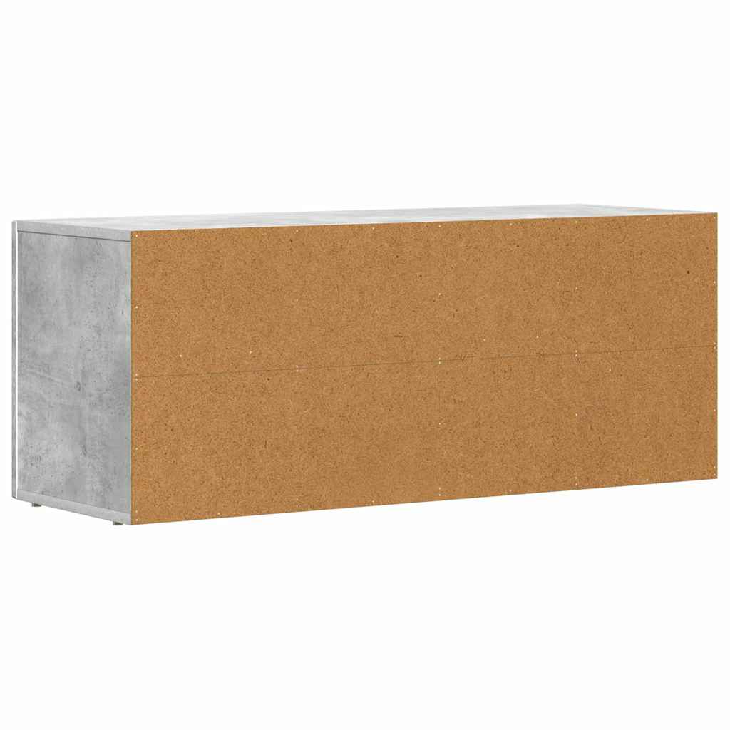 Televizní Skříň Elst 100 X 35 X 40 Cm Betonově Šedá