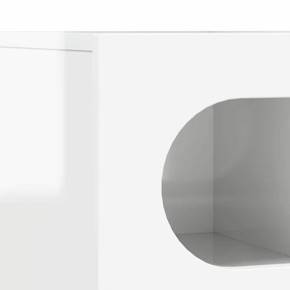 Televizní Skříň Elst 100 X 35 X 40 Cm Vysoce Lesklá Bílá