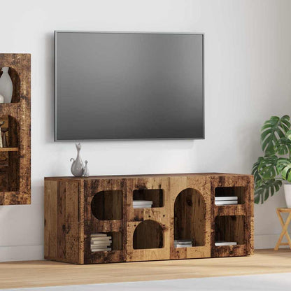 Televizní Skříň Elst 100 X 35 X 40 Cm Staré Dřevo