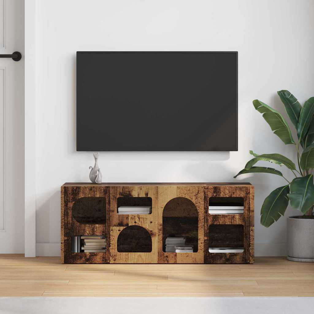 Televizní Skříň Elst 100 X 35 X 40 Cm Staré Dřevo