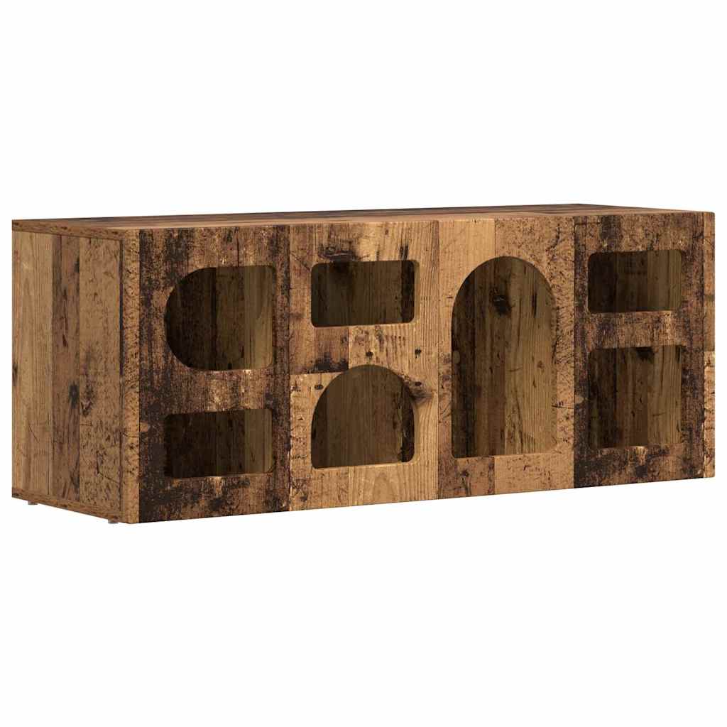 Televizní Skříň Elst 100 X 35 X 40 Cm Staré Dřevo