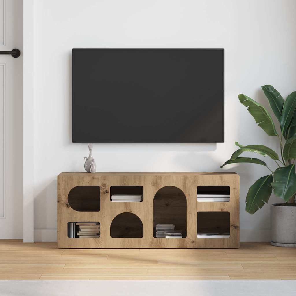 Televizní Skříň Elst 100 X 35 X 40 Cm Artisanový Dub