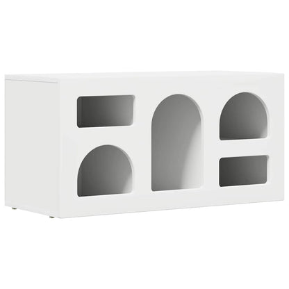 Televizní Skříň Elst 80 X 35 X 40 Cm Bílá Kompozitní Dřevo