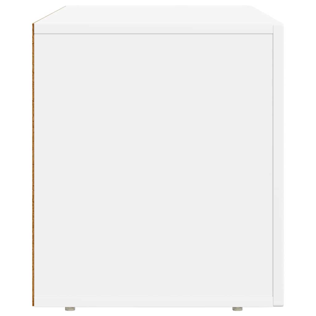 Televizní Skříň Elst 80 X 35 X 40 Cm Bílá Kompozitní Dřevo