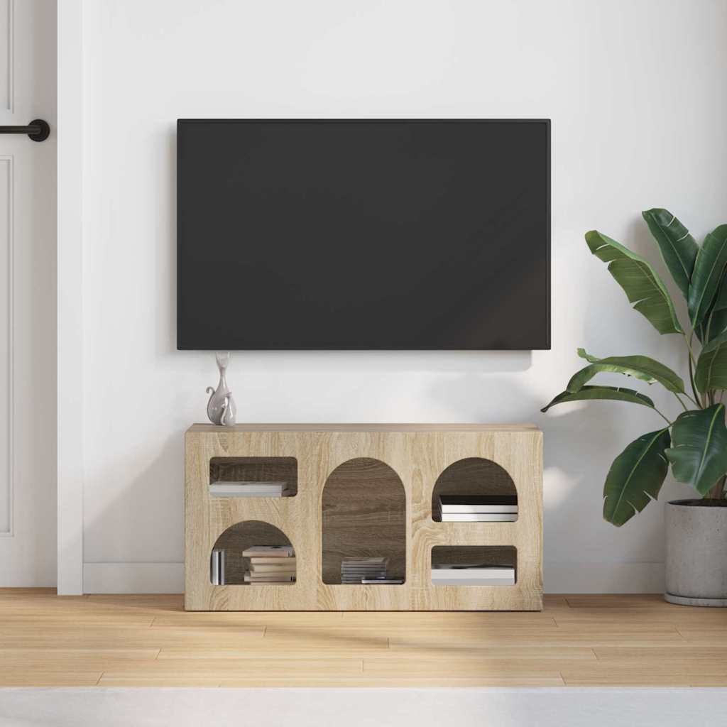 Televizní Skříň Elst 80 X 35 X 40 Cm Sonoma Dub