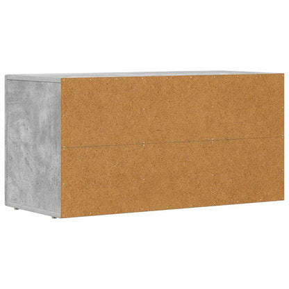 Televizní Skříň Elst 80 X 35 X 40 Cm Betonově Šedá