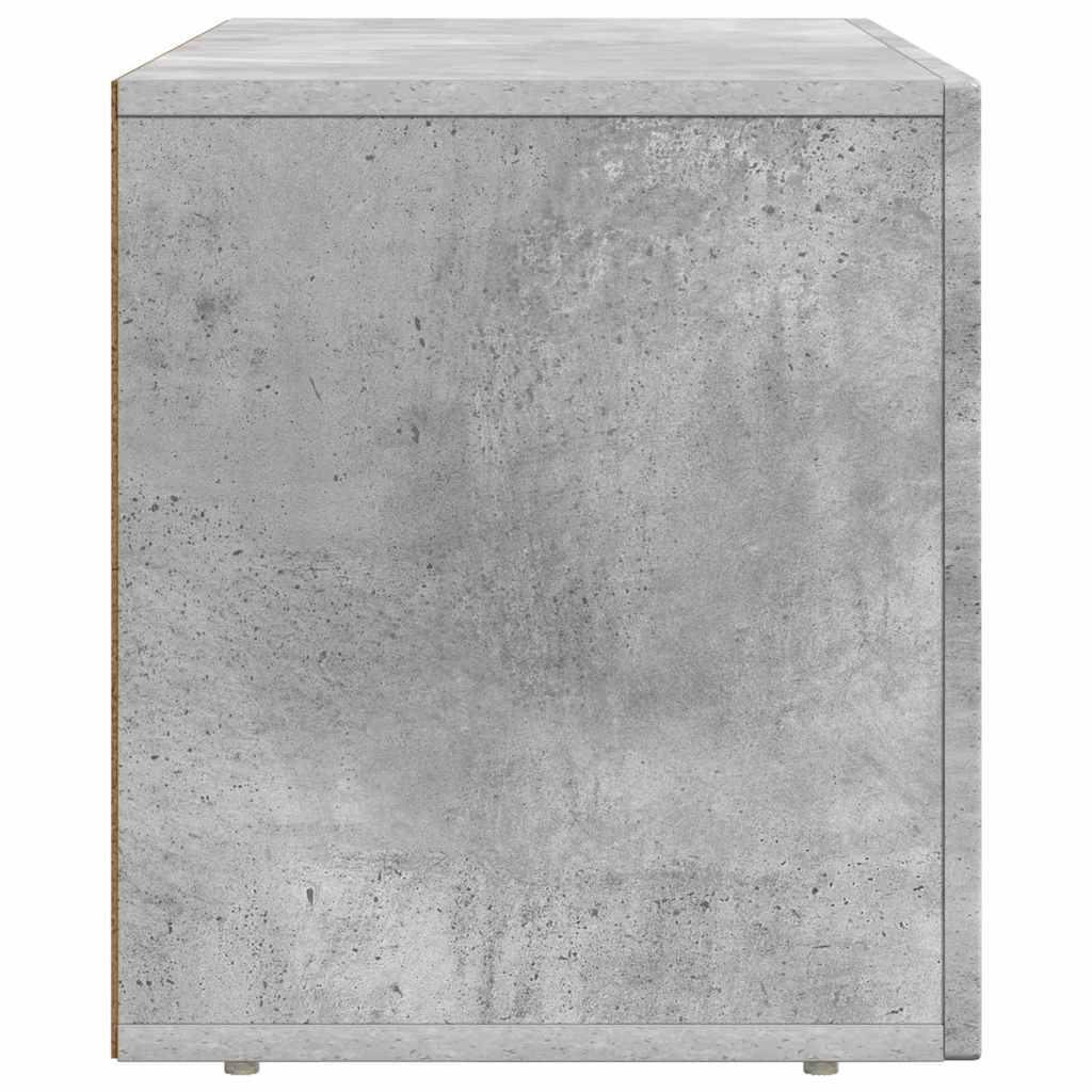 Televizní Skříň Elst 80 X 35 X 40 Cm Betonově Šedá