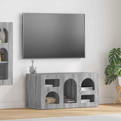 Televizní Skříň Elst 80 X 35 X 40 Cm Šedá Sonoma