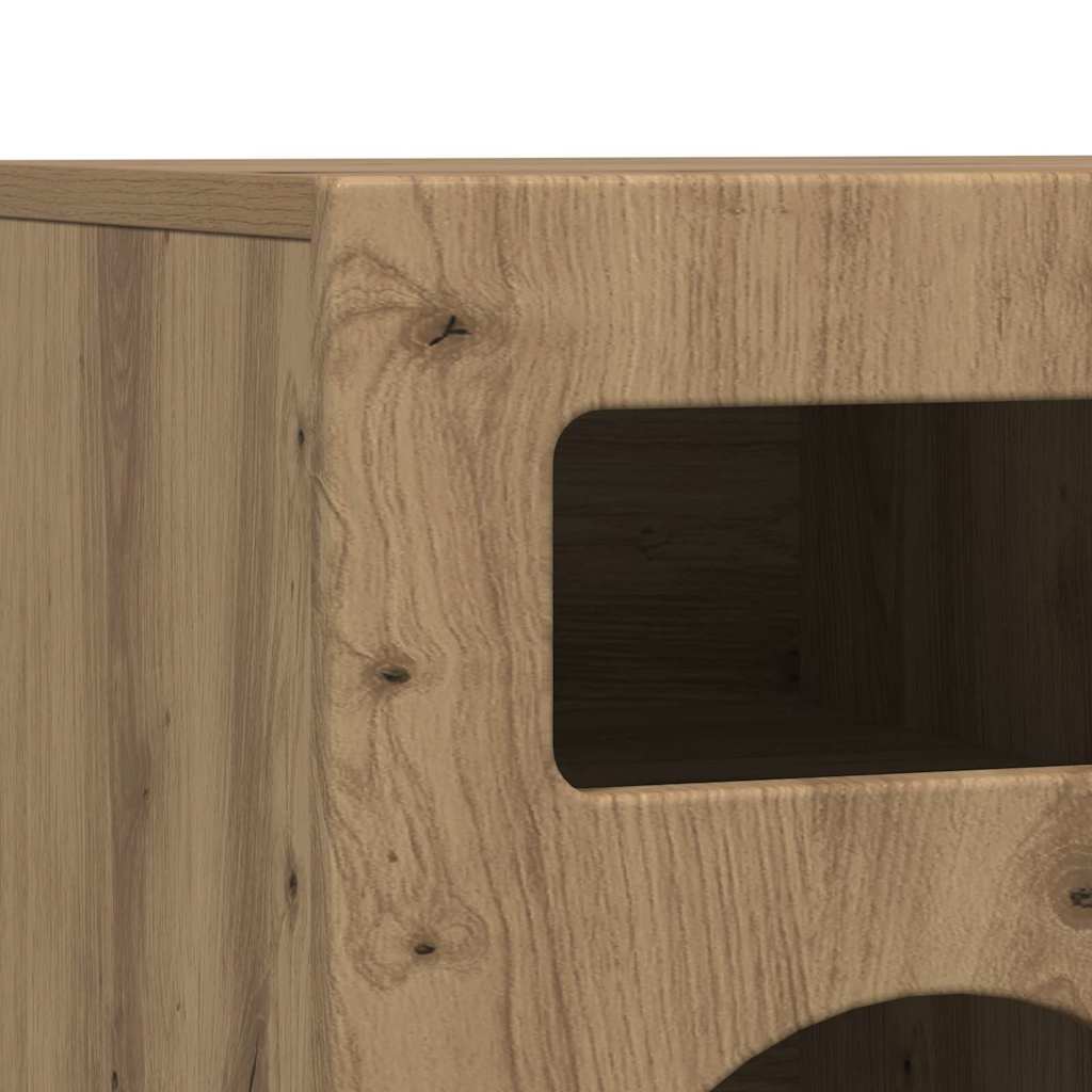 Televizní Skříň Elst 80 X 35 X 40 Cm Artisanový Dub