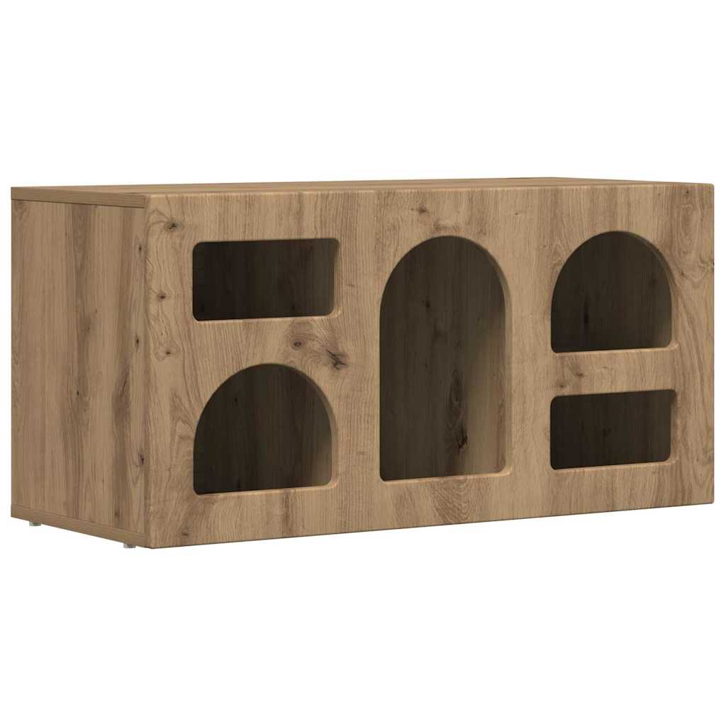 Televizní Skříň Elst 80 X 35 X 40 Cm Artisanový Dub