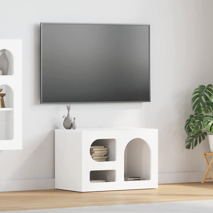 Televizní Skříň Elst 60 X 35 X 40 Cm Bílá Kompozitní Dřevo