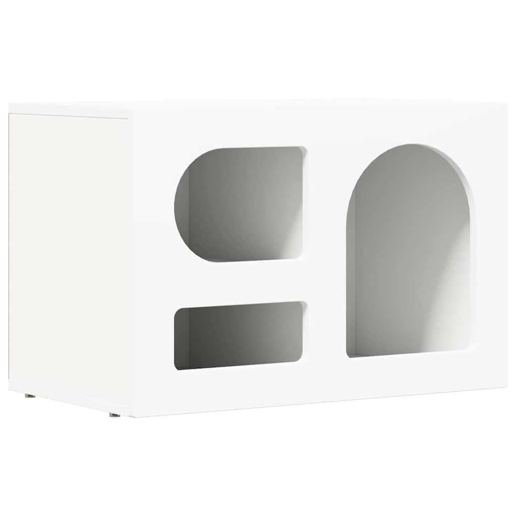 Televizní Skříň Elst 60 X 35 X 40 Cm Bílá Kompozitní Dřevo