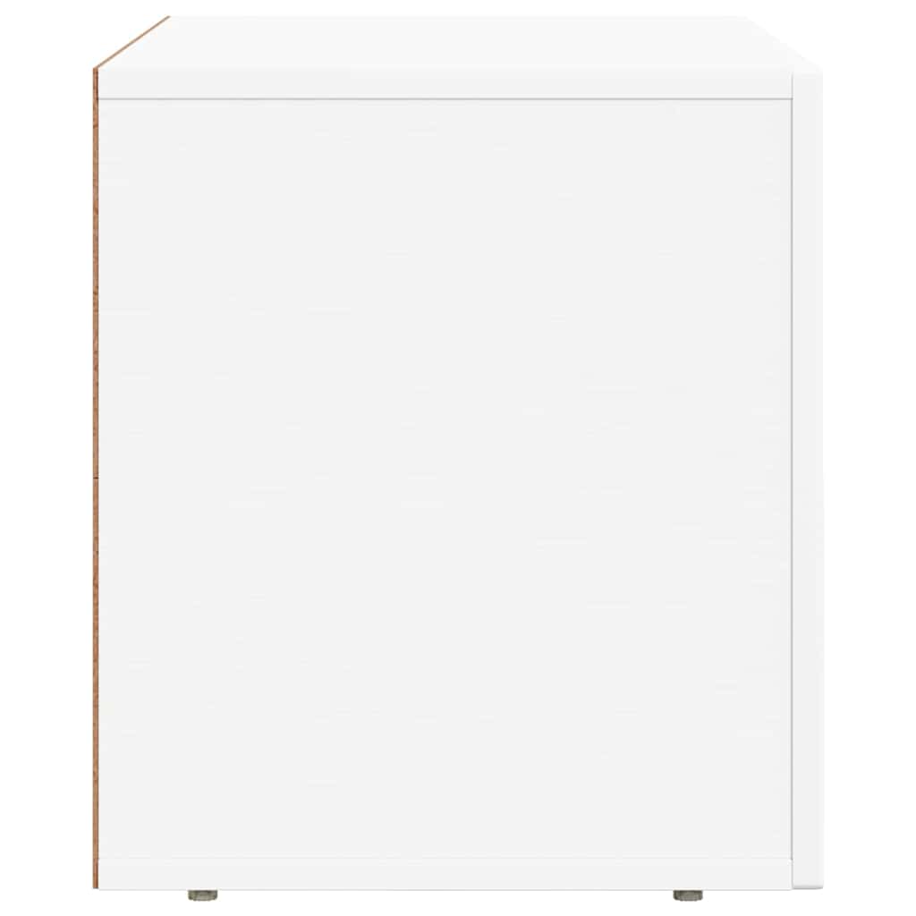 Televizní Skříň Elst 60 X 35 X 40 Cm Bílá Kompozitní Dřevo