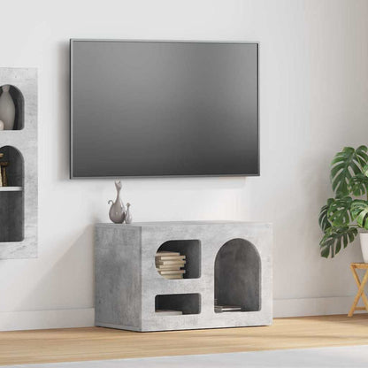 Televizní Skříň Elst 60 X 35 X 40 Cm Betonově Šedá