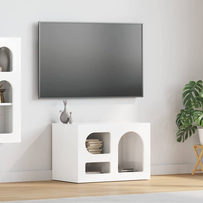 Televizní Skříň Elst 60 X 35 X 40 Cm Vysoce Lesklá Bílá