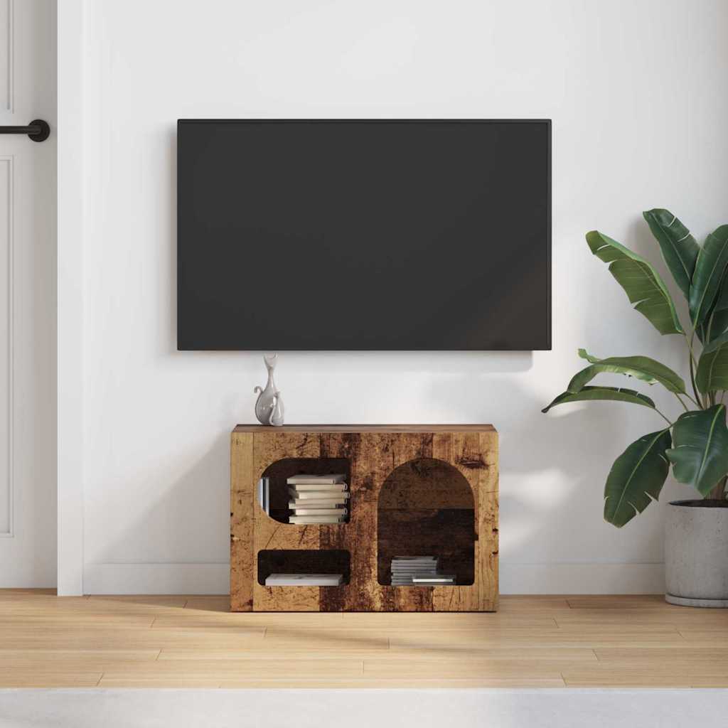 Televizní Skříň Elst 60 X 35 X 40 Cm Staré Dřevo