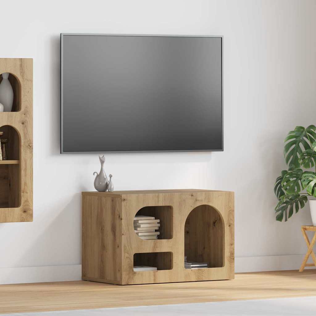 Televizní Skříň Elst 60 X 35 X 40 Cm Artisanový Dub