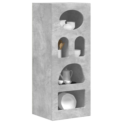 Servírovací Skříň Elst Betonově Šedá 40 X 35 X 100,5 Cm