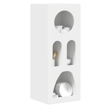Servírovací Skříň Elst Bílá 40 X 35 X 100.5 Cm Kompozitní Dřevo